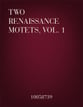 TWO RENAISSANCE MOTETS #1 BRASS QUARTET cover